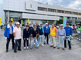 早朝清掃奉仕作業　(道守大川ネットワーク共同清掃奉仕）